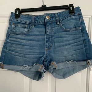 AE Super Stretchy High Waist Denim Shortie